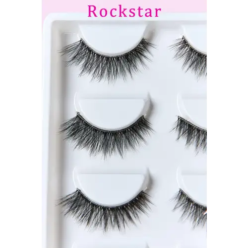 Glamorous Pink Beauty Faux Mink Lash Strips for Stunning Eyes