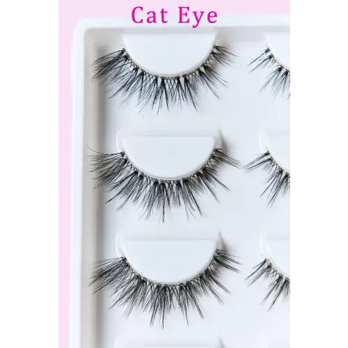 Glamorous Pink Beauty Faux Mink Lash Strips for Stunning Eyes