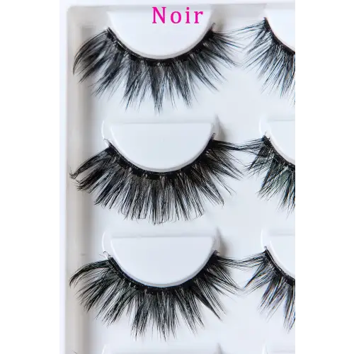 Glamorous Pink Beauty Faux Mink Lash Strips for Stunning Eyes