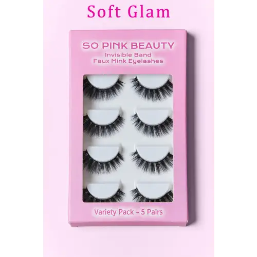 Glamorous Pink Beauty Mink Eyelashes