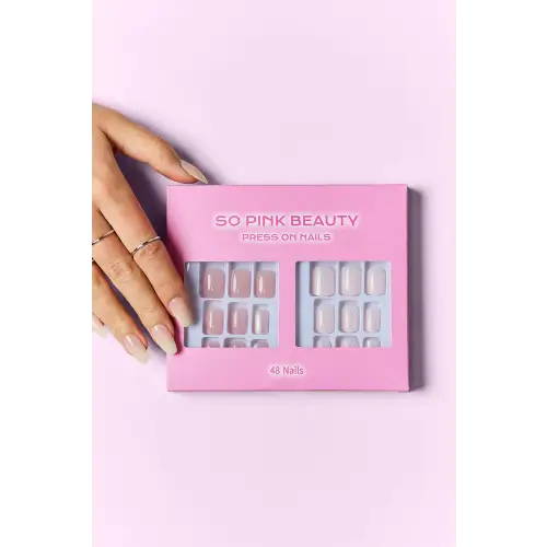 SO PINK BEAUTY Press On Nails 2 Packs - CM Fashion