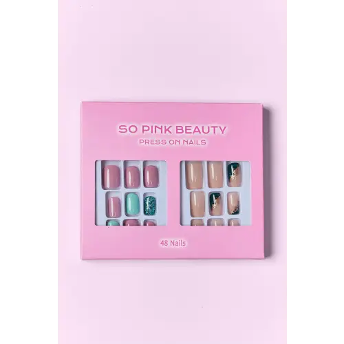 Glamorous Pink Beauty Press-On Nails Kit