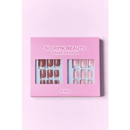 Glamorous Pink Beauty Press-On Nails Kit