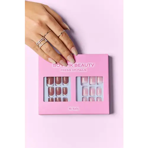 Glamorous Pink Beauty Press-On Nails Kit