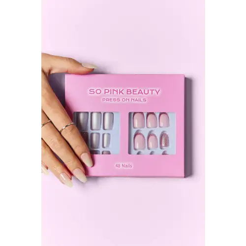 Glamorous Pink Beauty Press-On Nails Kit