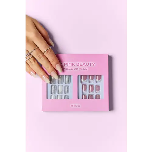 Glamorous Pink Beauty Press-On Nails Kit