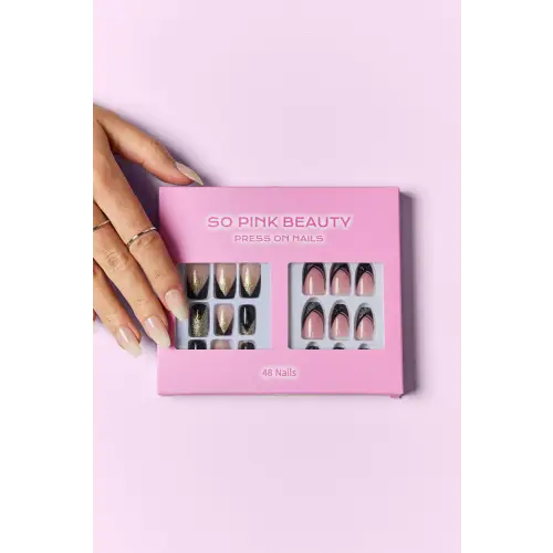 Glamorous Pink Beauty Press-On Nails