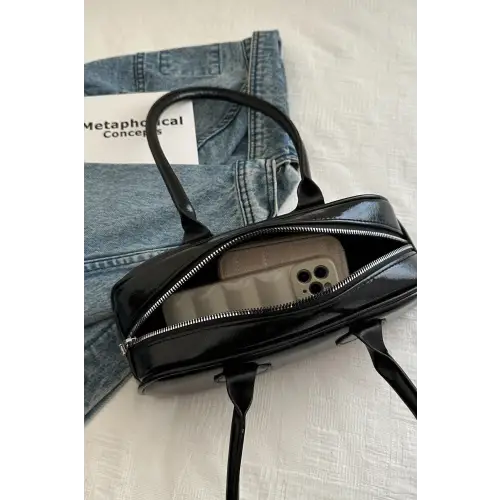 Glossy Leather Shoulder Bag Trio to Elevate Your Style
