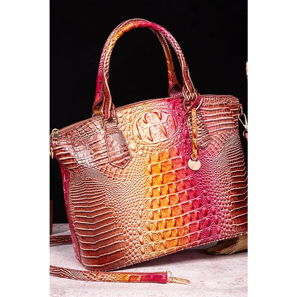 Stunning Mehgan Gradient PU Leather Handbag with Original Tags