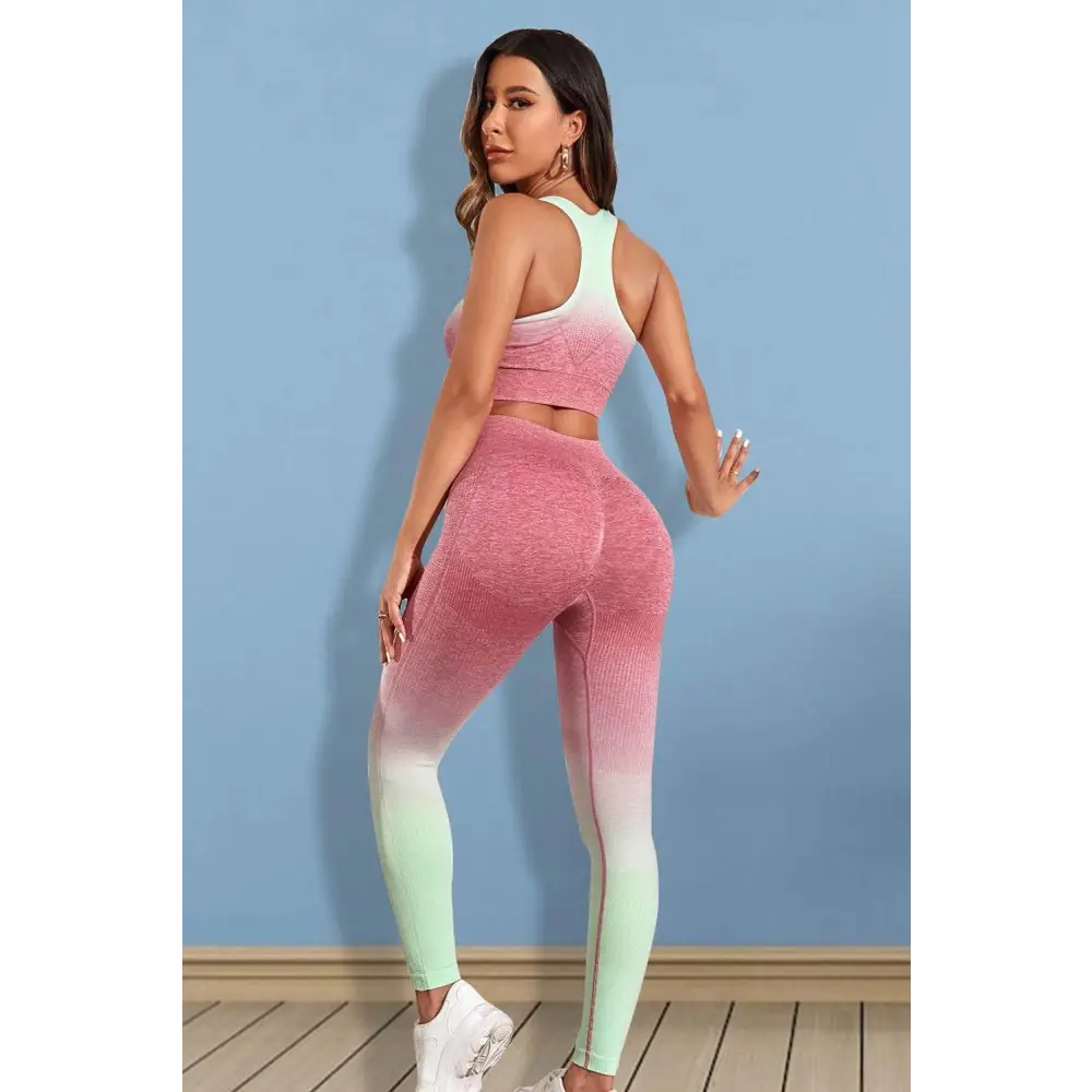 Gradient Sports Tank and Leggings Set