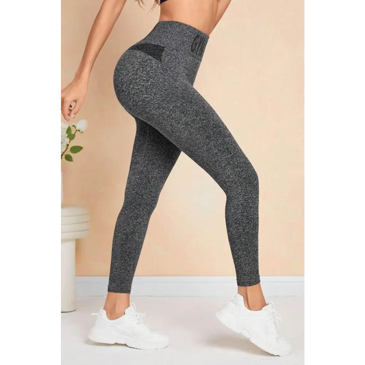 GYM WEAR High Waist Active Leggings - Gray / S - CynthiaMonica CM