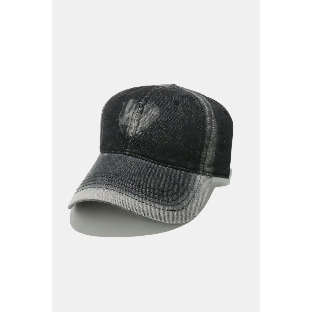 Stylish Heart Cotton Baseball Cap for Comfort and Flair