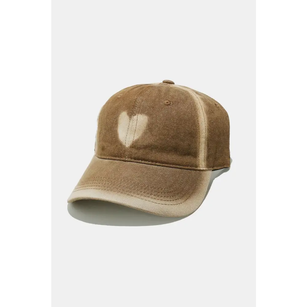 Stylish Heart Cotton Baseball Cap for Comfort and Flair