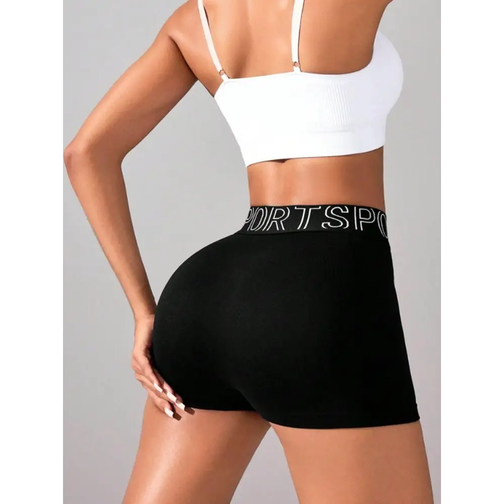 High Waist Active Shorts