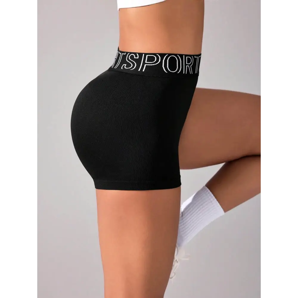 High Waist Active Shorts