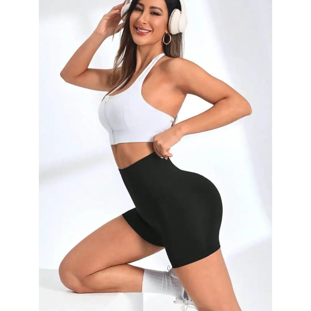 High Waist Active Shorts