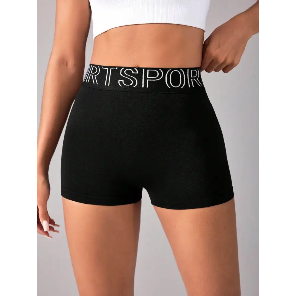 High Waist Active Shorts