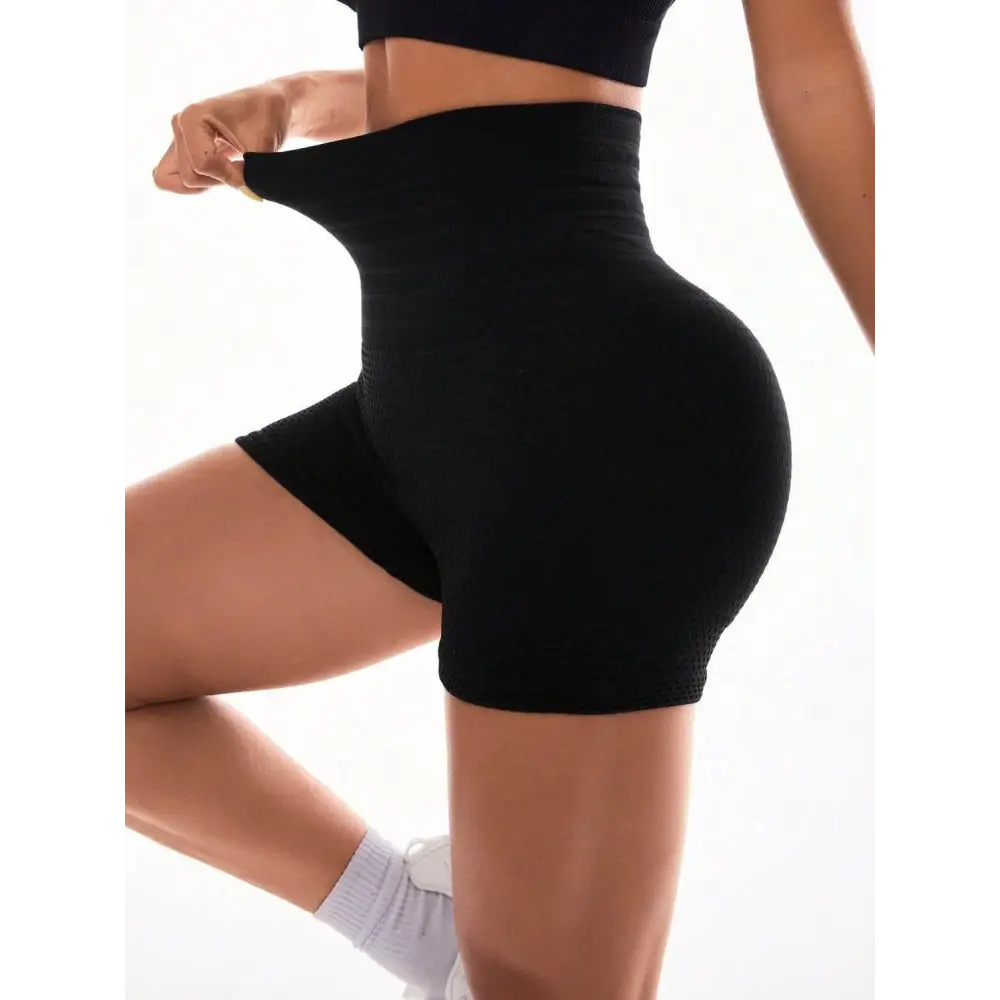 Qstyle High Waist Active Shorts Elevate Your Workout