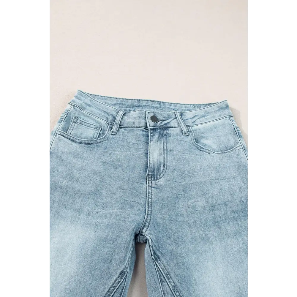 Trendy High Waist Bootcut Jeans with Original Tags and Pockets