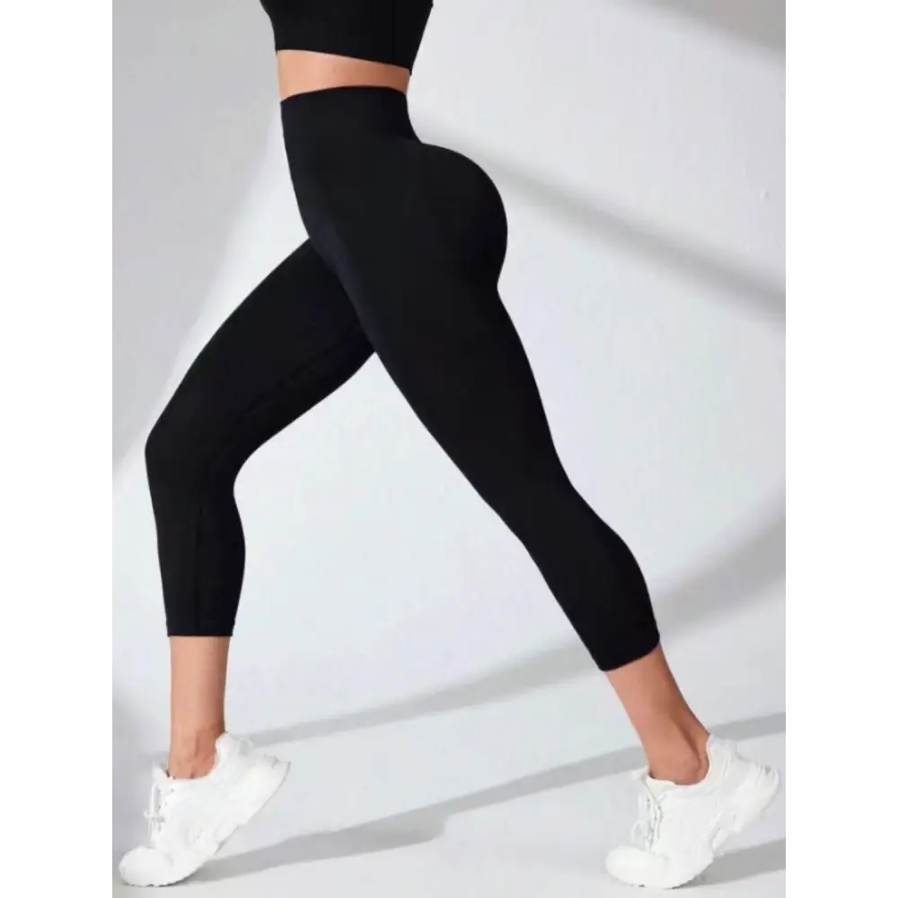 High Waist Cropped Active Leggings