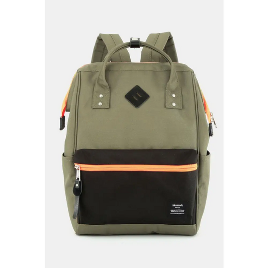 Himawari Contrast Waterproof Backpack Bag with Reinforced Edges - CM Fashion