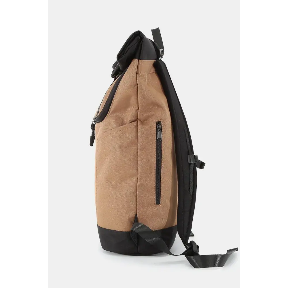 Himawari Contrast Waterproof Canvas Backpack for All Adventures