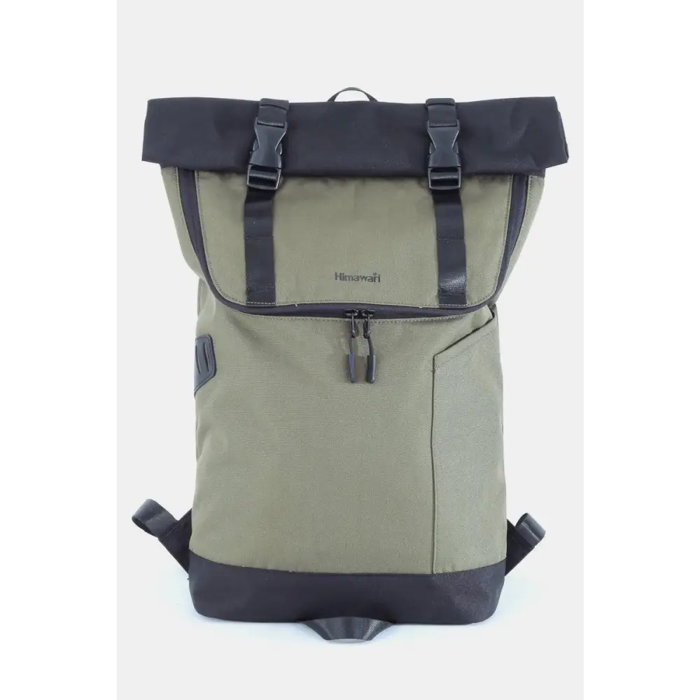 Himawari Contrast Waterproof Canvas Backpack for All Adventures