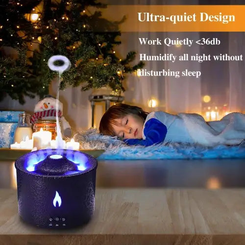 Ignite Your Space with the Volcano Flame Aroma Diffuser