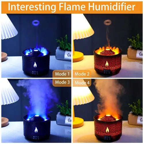 Ignite Your Space with the Volcano Flame Aroma Diffuser