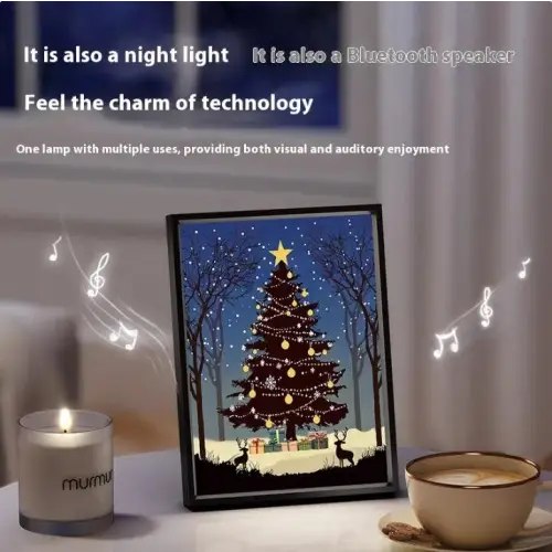 Illuminate Christmas with the Luminous Christmas Tree Bluetooth Speaker