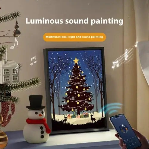 Illuminate Christmas with the Luminous Christmas Tree Bluetooth Speaker