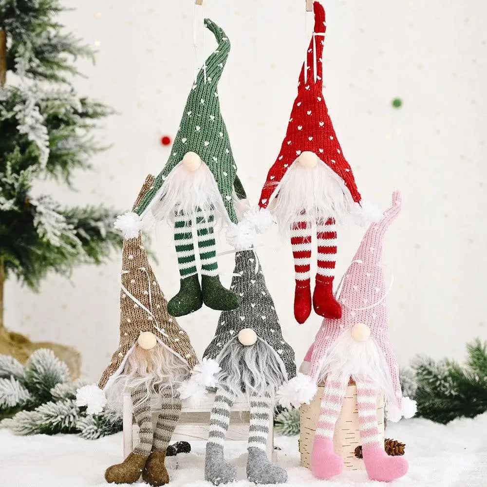 Illuminate Your Holidays with Light-Up Long Leg Faceless Gnomes