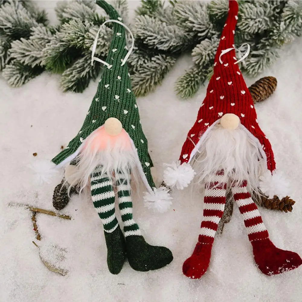 Illuminate Your Holidays with Light-Up Long Leg Faceless Gnomes