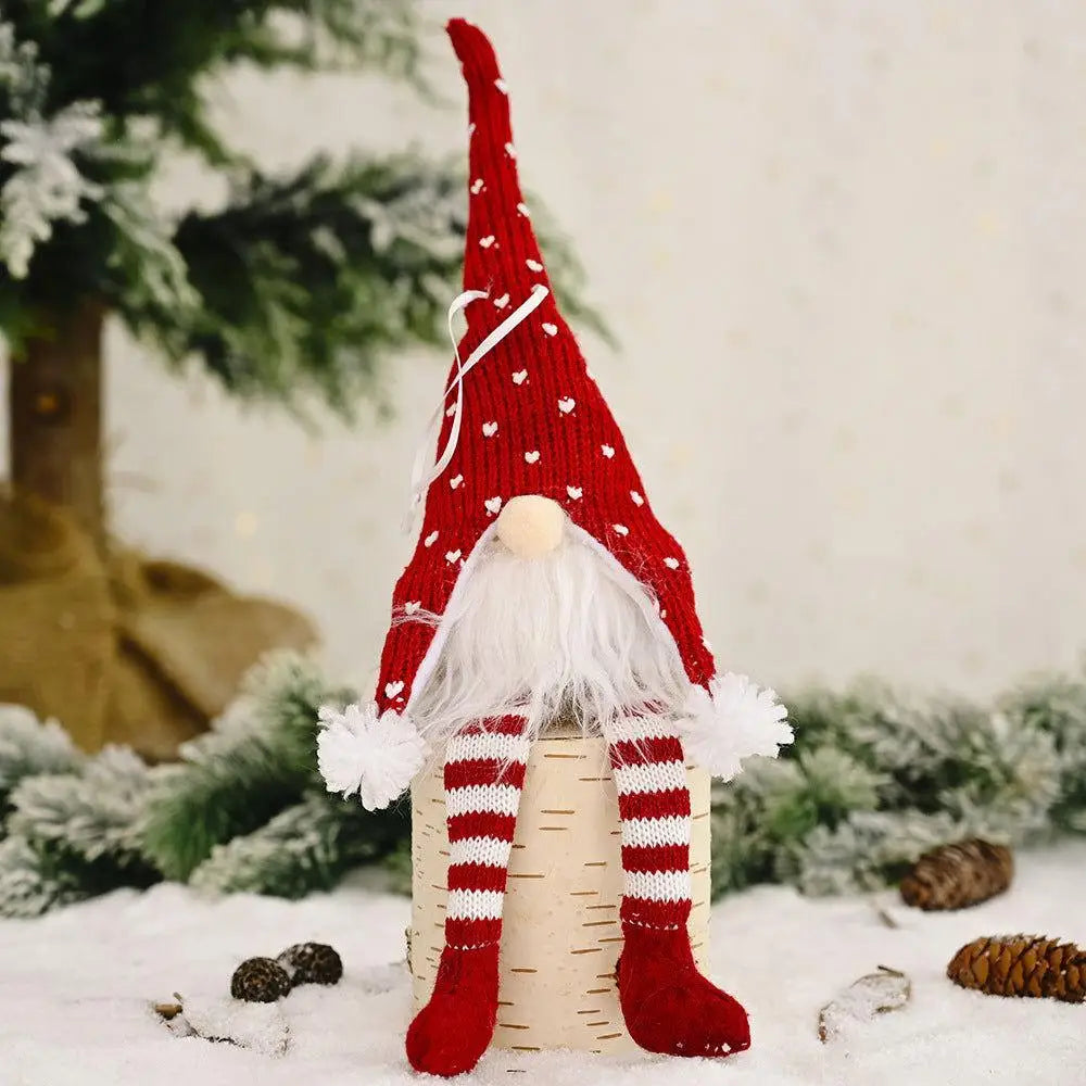 Illuminate Your Holidays with Light-Up Long Leg Faceless Gnomes