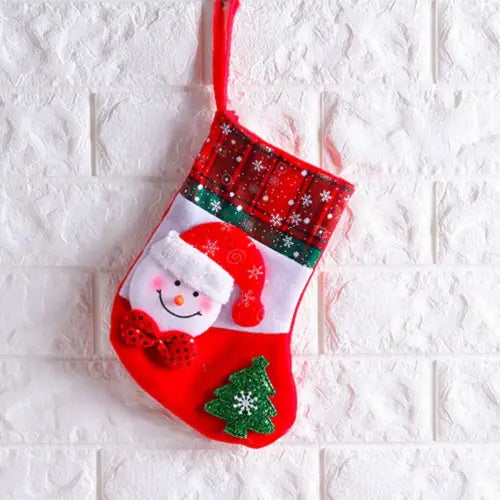 Jolly Santa Christmas Stocking with Original Hanging Widget