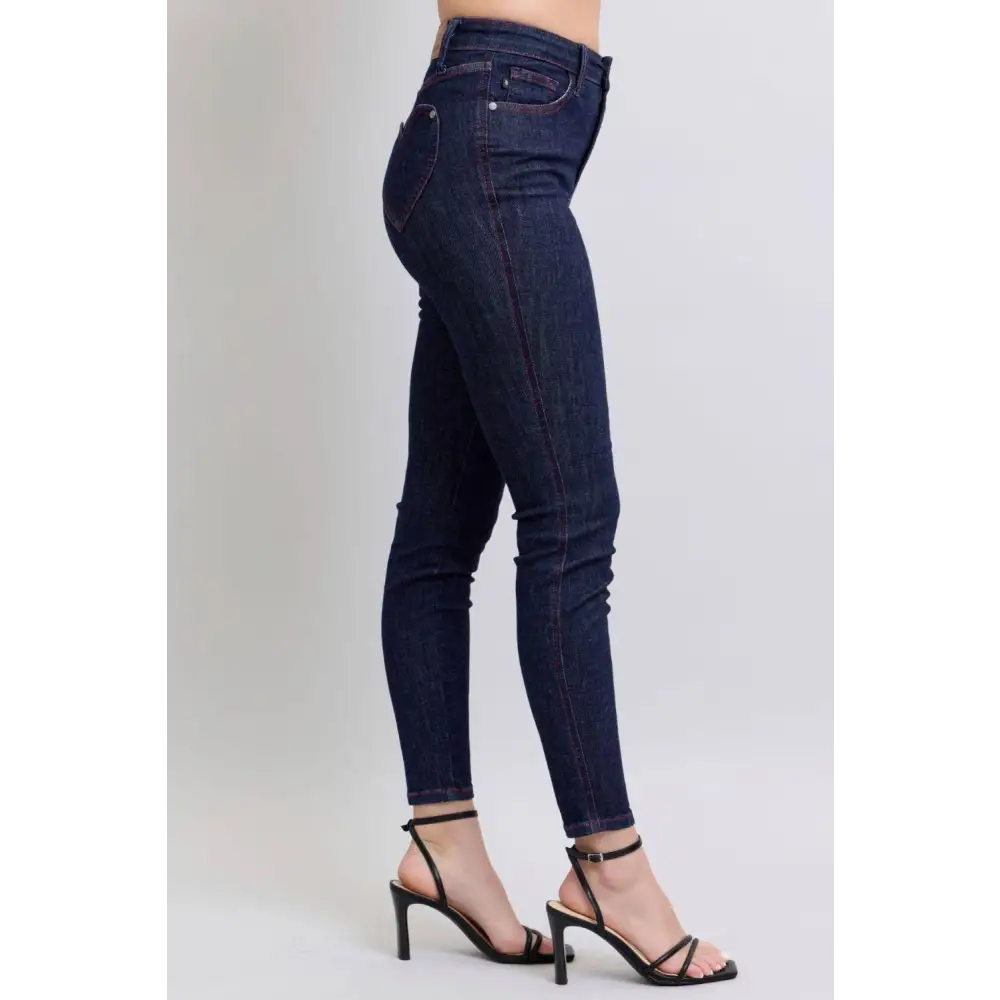 Judy Blue Skinny Jeans with Adorable Heart Shaped Pockets