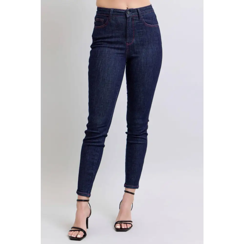 Judy Blue Skinny Jeans with Adorable Heart Shaped Pockets