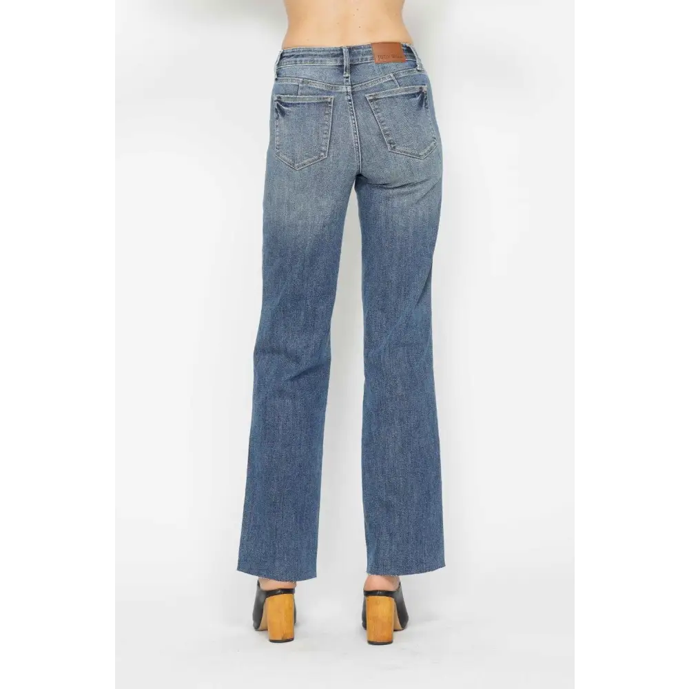 Judy Blue Tummy Control Straight Jeans Sculpt Your Silhouette