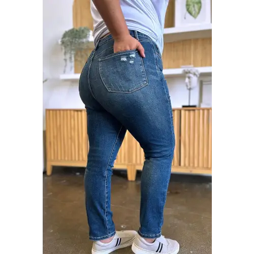Tummy Control High Waist Slim Jeans