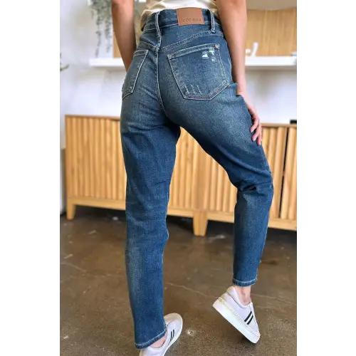 Tummy Control High Waist Slim Jeans