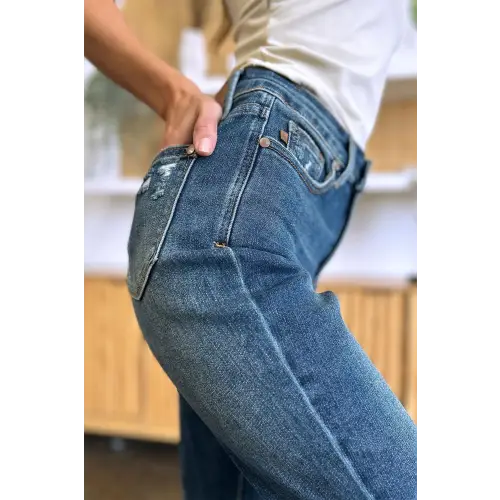 Tummy Control High Waist Slim Jeans