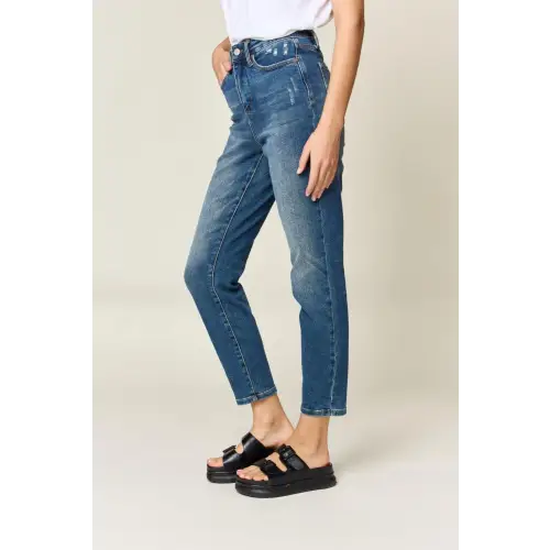 Tummy Control High Waist Slim Jeans