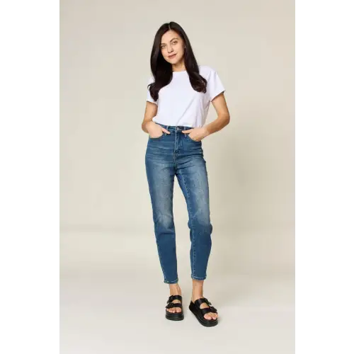 Tummy Control High Waist Slim Jeans