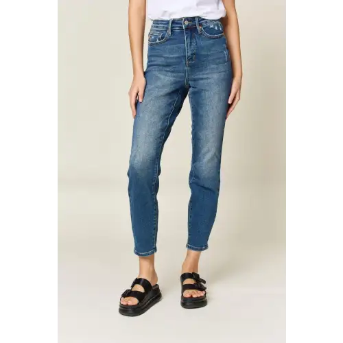 Tummy Control High Waist Slim Jeans
