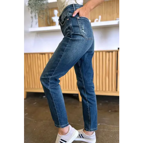 Tummy Control High Waist Slim Jeans