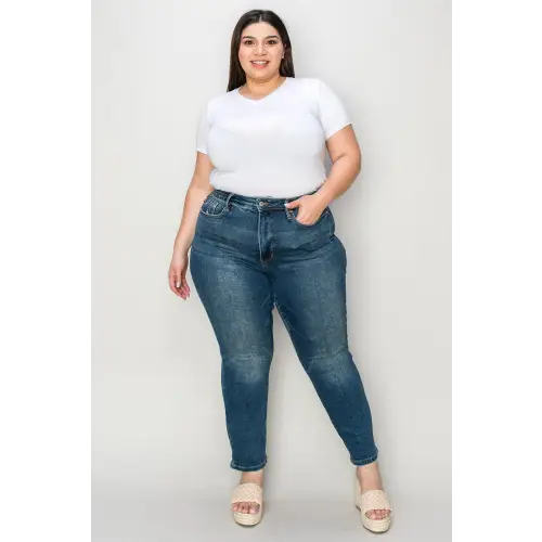 Tummy Control High Waist Slim Jeans