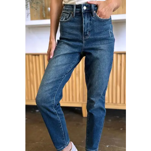 Tummy Control High Waist Slim Jeans