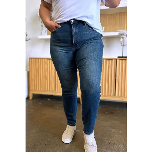 Tummy Control High Waist Slim Jeans