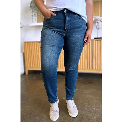 Tummy Control High Waist Slim Jeans