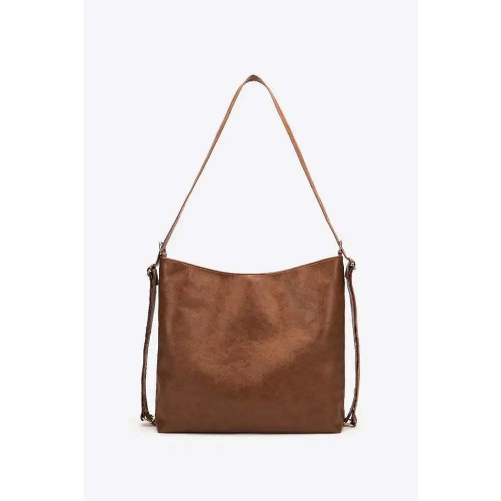 Large PU Leather Crossbody Bag